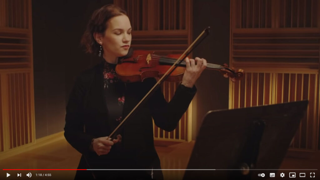 Hilary Hahn — Reflective masterclass: Phrasing Technique